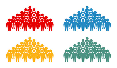 Symbol, ikona ludzi. Plik wektorowy. © robert6666