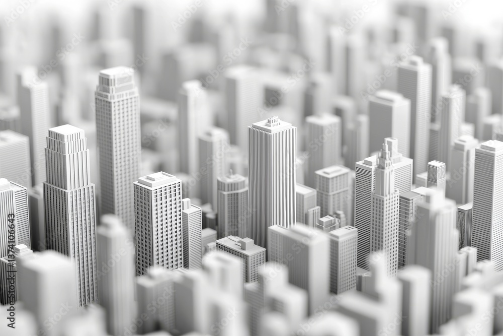 Poster the techno mega city is a fusion of urban and futuristic technology concepts, visually represented i