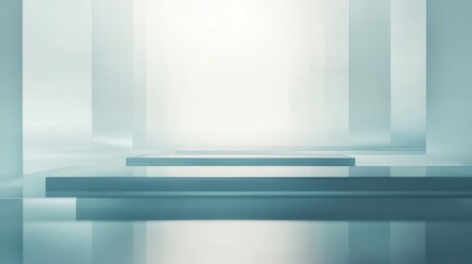 A minimalistic abstract composition showcasing soft light and elegant lines, perfect for backgrounds and modern design elements.