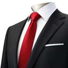 Modern Stylish Business Suit on a Transparen Background