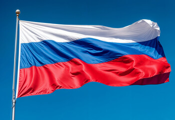 flag of russia background