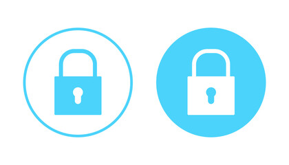 Lock icon vector. Padlock sign and symbol. Encryption icon. Security symbol