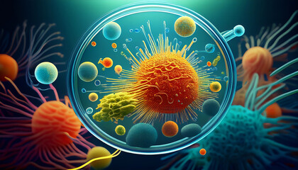 Obraz premium 3-20-128-Microbial kinetics of disinfection. 46995