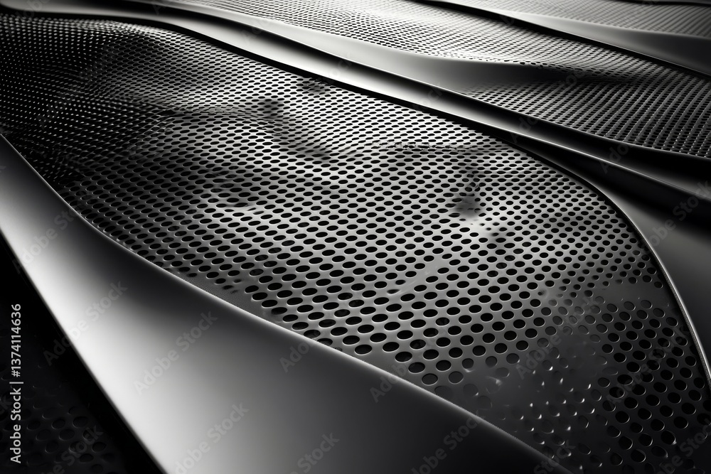 Poster an abstract background with a modern and futuristic aesthetic, characterized by dynamic liquid patte
