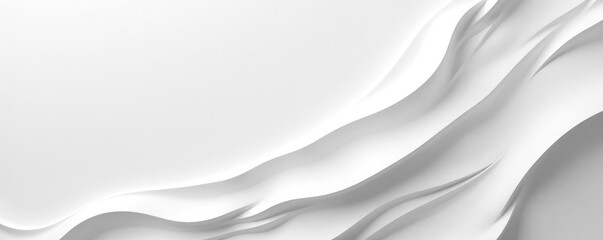 Obraz premium Smooth gradient textured white background, elegant luxury design, abstract painting light color, silver color wall, abstract, white