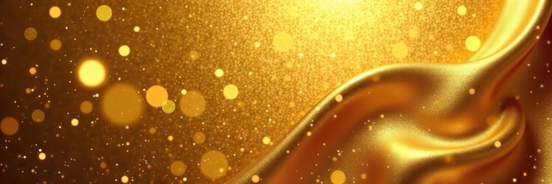 Luxurious abstract gold background with a vintage texture, bronze brass accents, and a bright spotlight for Christmas, holiday, or wedding designs,  layout,  Christmas