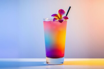 Vibrant Gradient Cocktail Delight