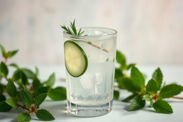 Refreshing Cucumber Gin and Tonic