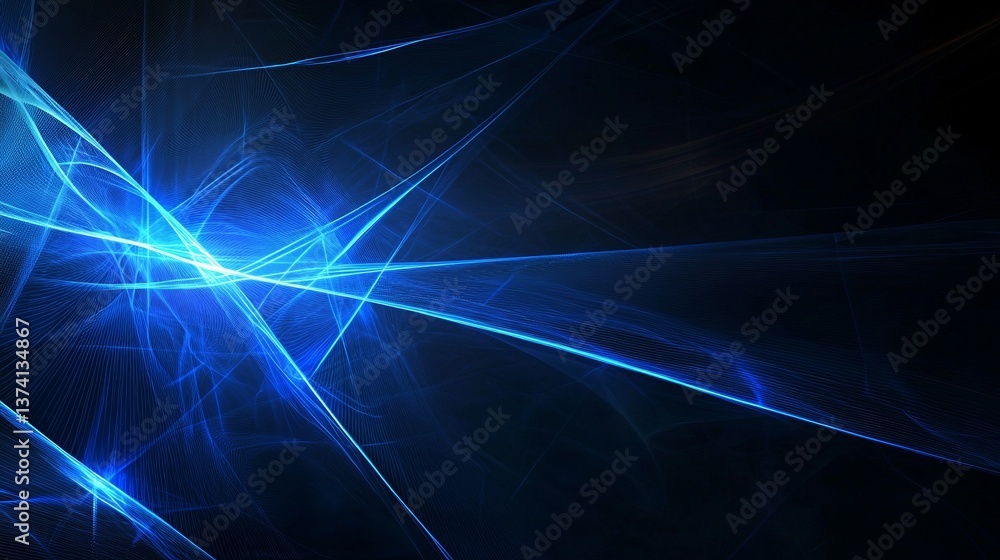 Poster this beautiful abstract image features a dark and futuristic background, replete with a multitude of