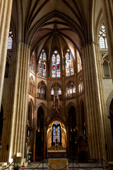 Fototapeta premium Bayonne, France: Altar in the Gothic Cathedral of Saint Mary