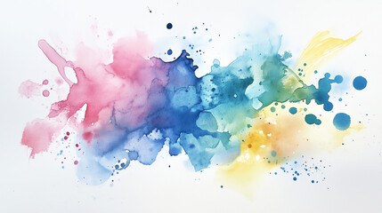 Obraz premium Watercolor art background. Wallpaper design 