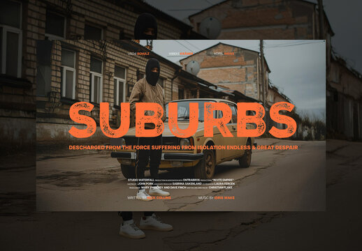 Cinema Poster Title Mockup