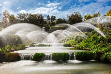 Giardino delle Fontane, Laghetto Eur, Roma, Lazio, Italy, Europe