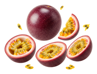 新鮮パッションフルーツ実る香り豊か