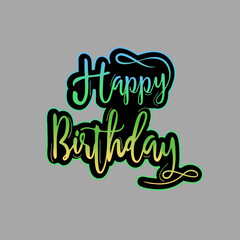 Naklejka premium Happy Birthday Greeting (8)