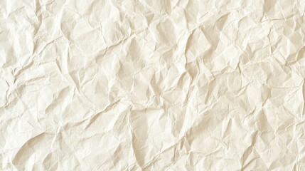 Crumpled beige paper texture background textured surface.