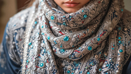 Fototapeta premium colorful scarf