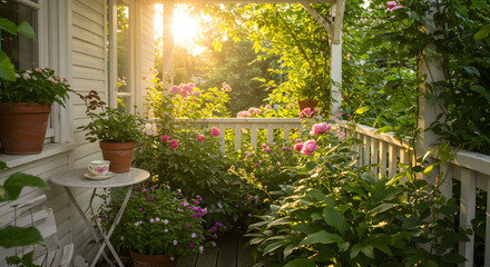 Fototapeta premium Exterior home garden 