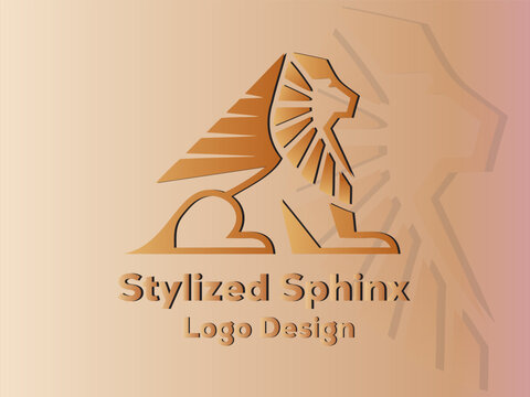 Stylized Sphinx Logo Design