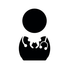 Medical doctor physician icon.	