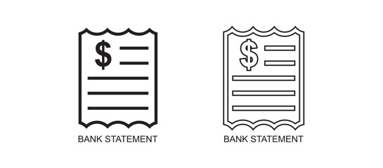 bank statement icon , advisor icon