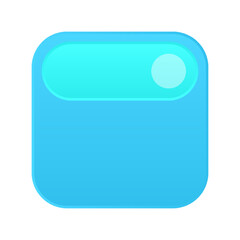 Futuristic social media mock up. Colorful social media frame interface.