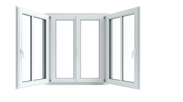 window frames with glass on Transparent PNG format background. 