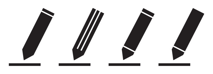 Edit icon vector isolated on white background. Pencil icon. sign up Icon vector. edit text. EPS 10.