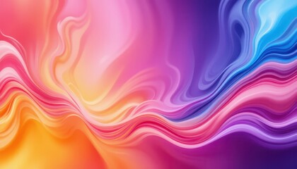 Obraz premium Vibrant abstract swirls a colorful digital art background
