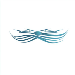 Futuristic Aerial Drone Technology Logo Design: Creative and Modern Vector Graphics