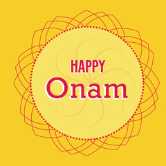 Happy Onam Festival Greeting