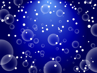 水中　気泡　深海　バブル　背景