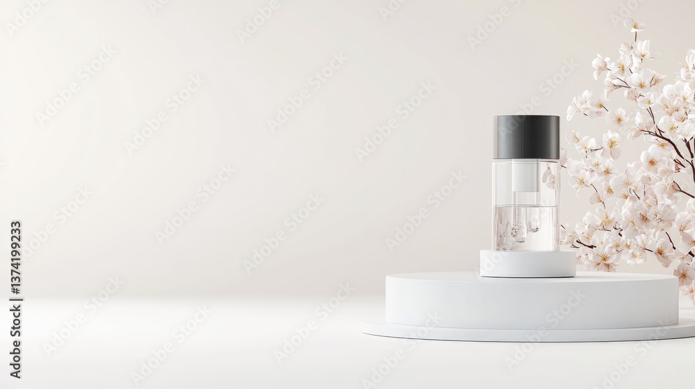 Poster 3d rendering of innovative medical device on clean white background surrounded by subtle soft shadow