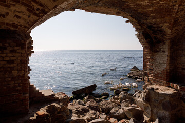 Ruins of the Fort West on the Vistula Spit