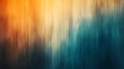 A vibrant, abstract gradient with warm orange and cool blue tones, creating a harmonious blend of colors and textures.