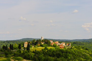 Istrien, Kroatien, Obertal, Portole, Oprtalj