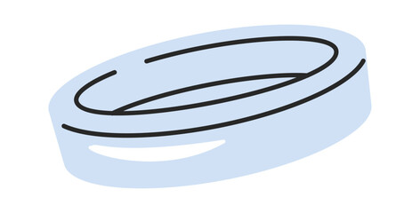 Laboratory glassware hand-drawn science doodle