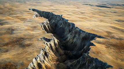 Ground shaking violently as a thrust fault pushes land upward 