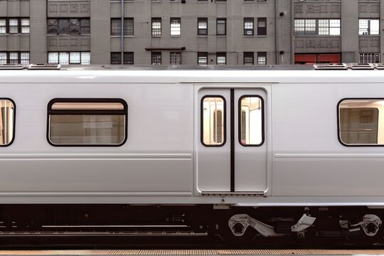 White train transportation terminal railway.