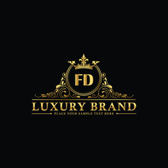 FD creative luxury Logo