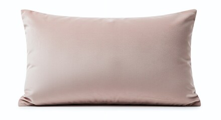 Elegant Dusty Rose Velvet Throw Pillow