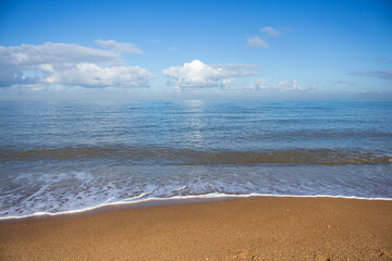 clouds over the sea