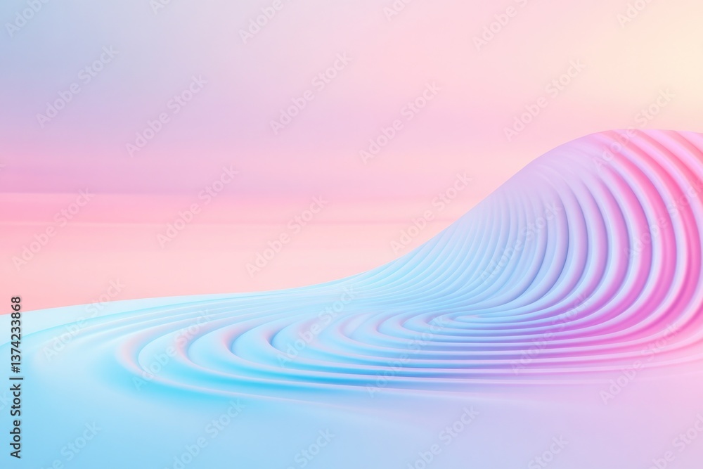Poster mesmerizing display of harmonious spirals and rotations in vibrant colors evoking sense of motion an