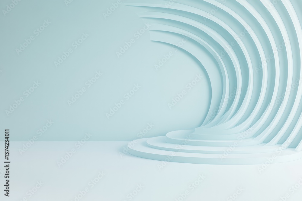 Poster mesmerizing geometric composition featuring swirling spiral patterns set against minimalistic backgr