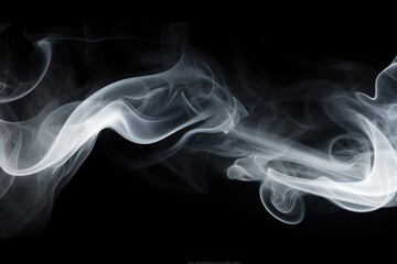 Obraz premium White smoke backgrounds abstract black.