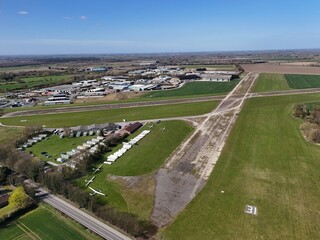  aerial view of  Wolds Gliding Club Pocklington