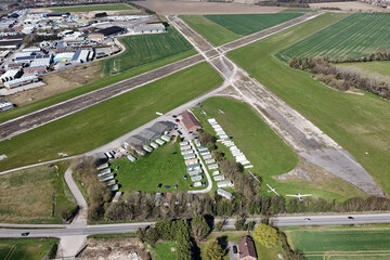  aerial view of  Wolds Gliding Club Pocklington