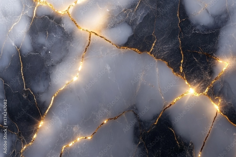 Poster elegant marble texture with golden veins a luxurious and sophisticated design element for modern int