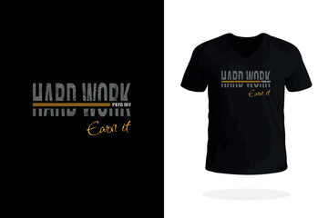 Hard Work Pays Off Sports Tee