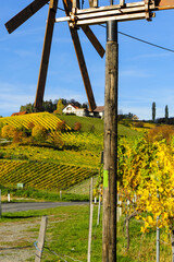 Südsteirische Weinstrasse im Herbst, Österreich, Steiermark, S
